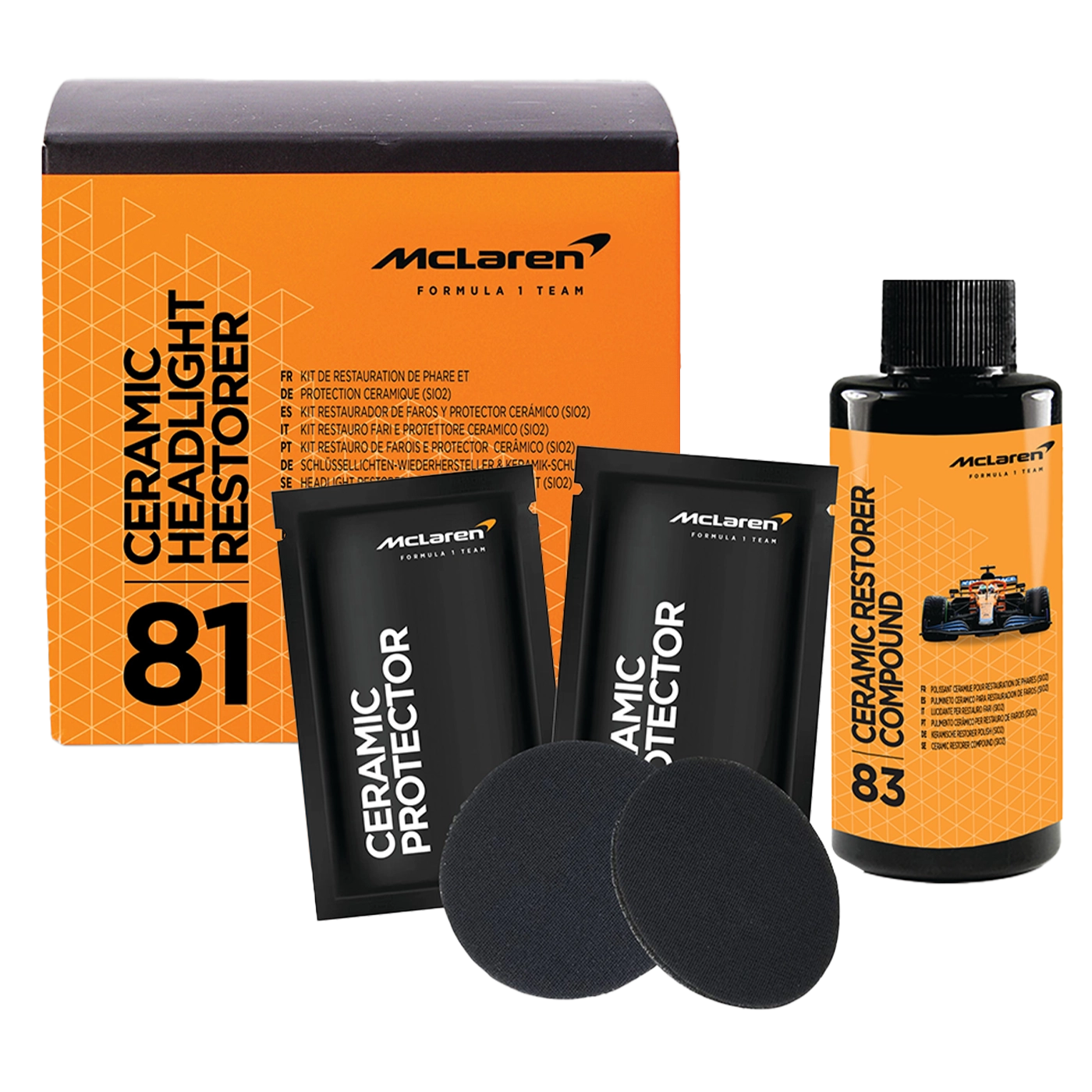 McLaren - CERAMIC HEADLIGHT RESTORER RIPARATORE FARI CERAMICO