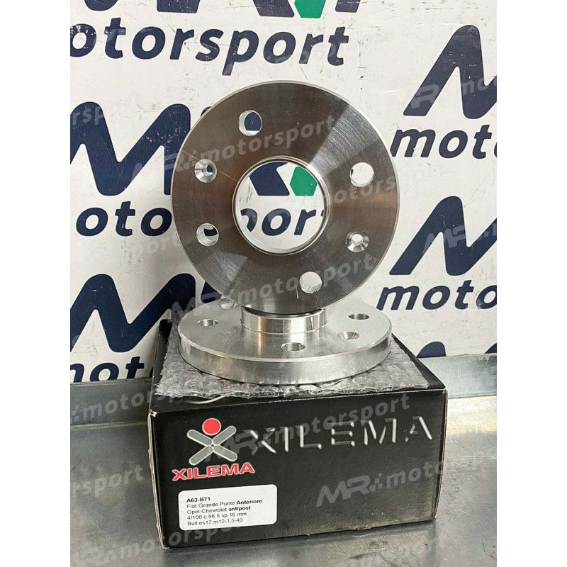 Coppia distanziali Abarth Grande Punto/ Evo spessore 20 mm con bulloneria