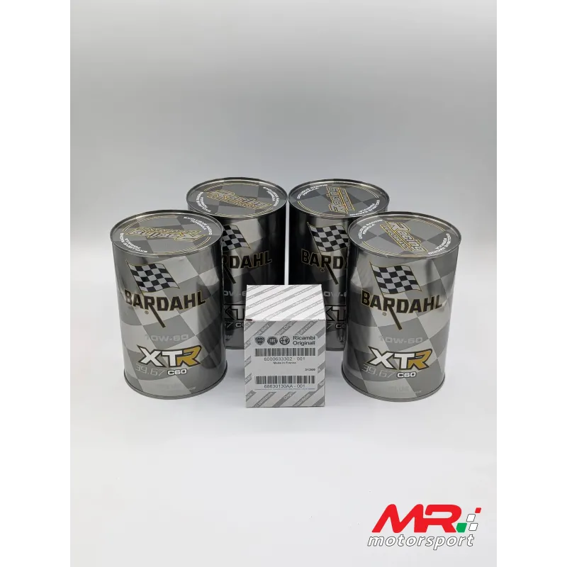 KIT TAGLIANDO BARDAHL XTR C60 RACING 39.67 10W60 RACING