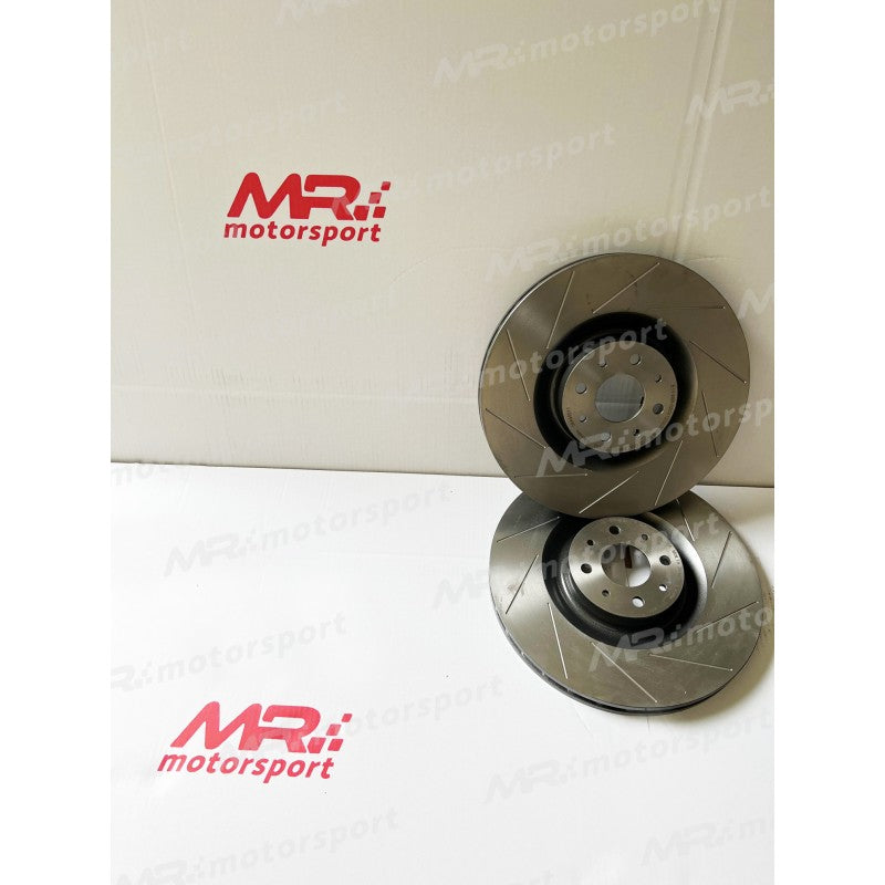 Coppia di dischi 330 mm per Impianto Brembo PUNTO abarth FORATI o BAFFATI