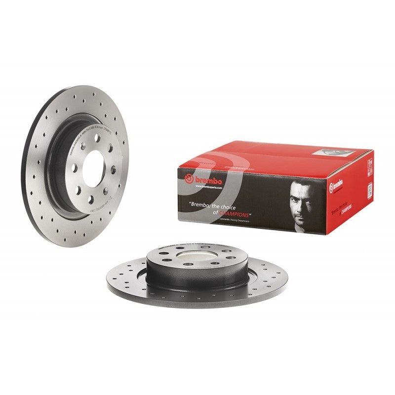 Dischi posteriori Forati Brembo Grande Punto Abarth / Punto Evo Abarth