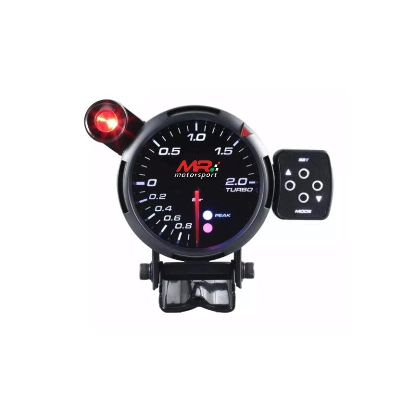 Manometro Pressione Turbo MrMotorsport 80 mm -1 +2 BAR BOOST