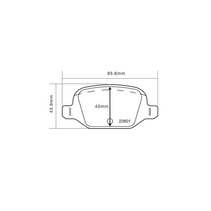 Pastiglie Brembo hp 2000 posteriori 500 abarth