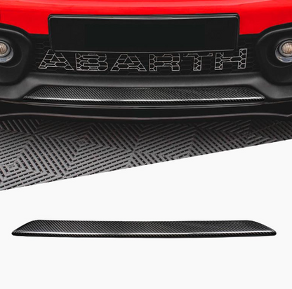 Cover Splitter frontale - Carbonio Tricolore, Nero o Rosso - Fiat 500 Abarth Restyling