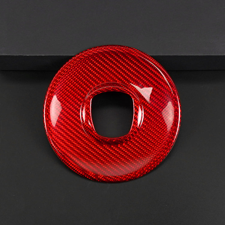 Cover centrale volante Airbag - Carbonio Nero o Rosso - Fiat 500 Abarth Restyling
