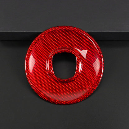 Cover centrale volante Airbag - Carbonio Nero o Rosso - Fiat 500 Abarth Restyling