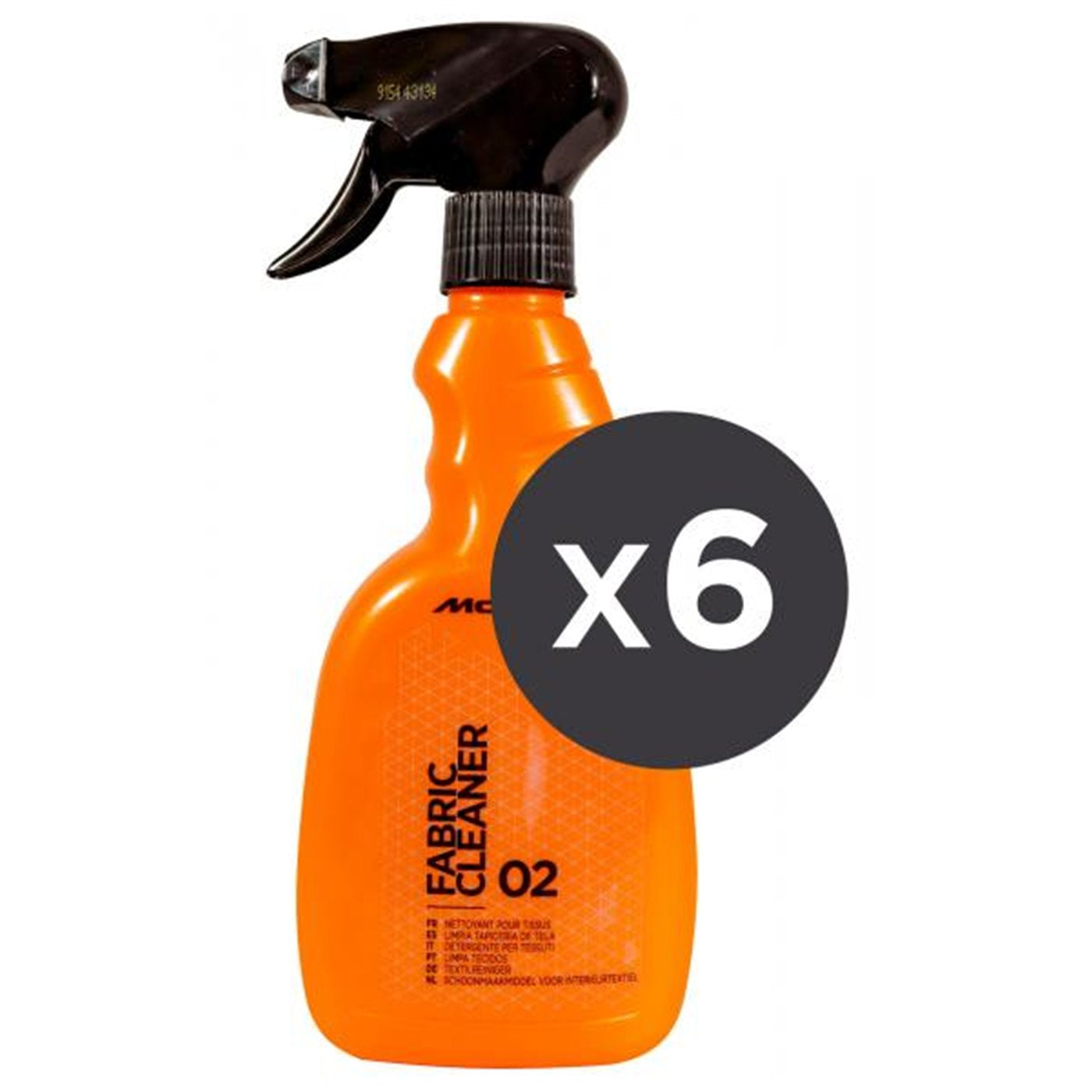 McLaren - CONF. 6 PZ FABRIC CLEANER DETERGENTE TESSUTI 500 ML