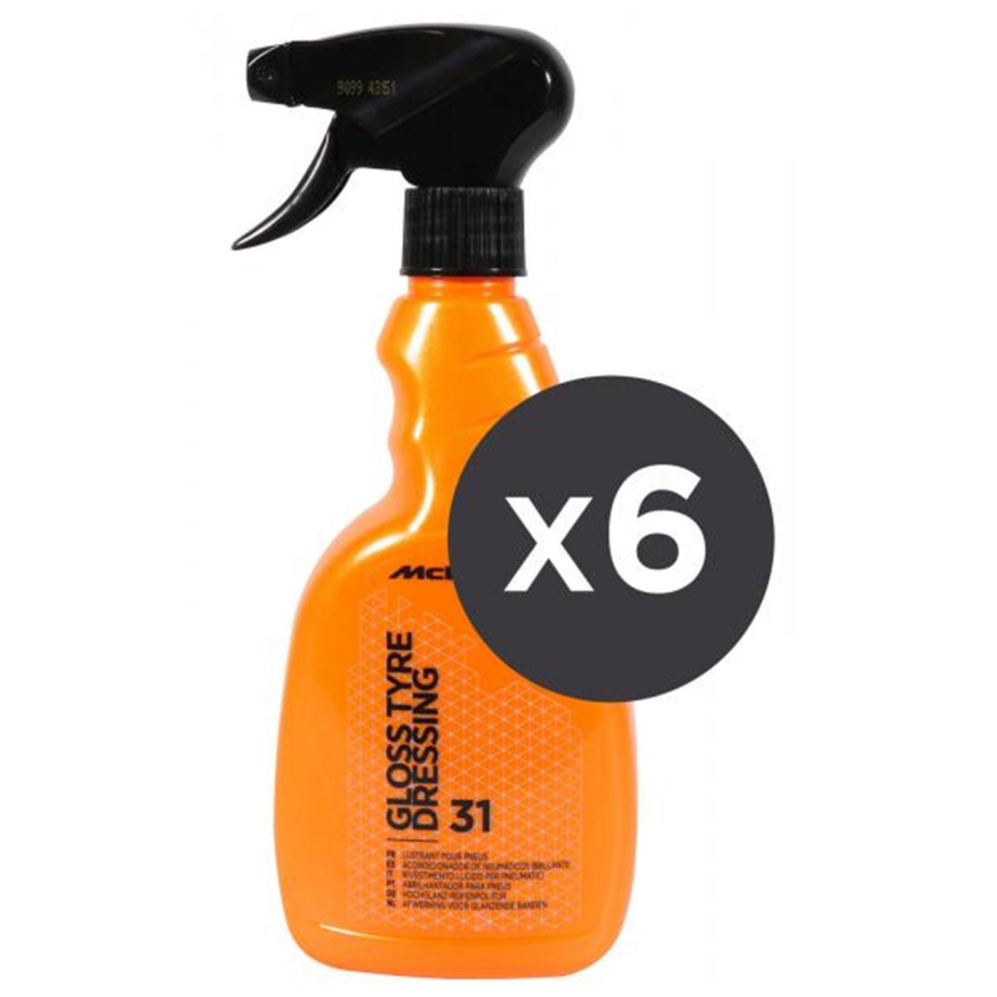 McLaren - CONF. 6 PZ GLOSS TYRE DRESSING LUCIDANTE PNEUMATICI 500 ML