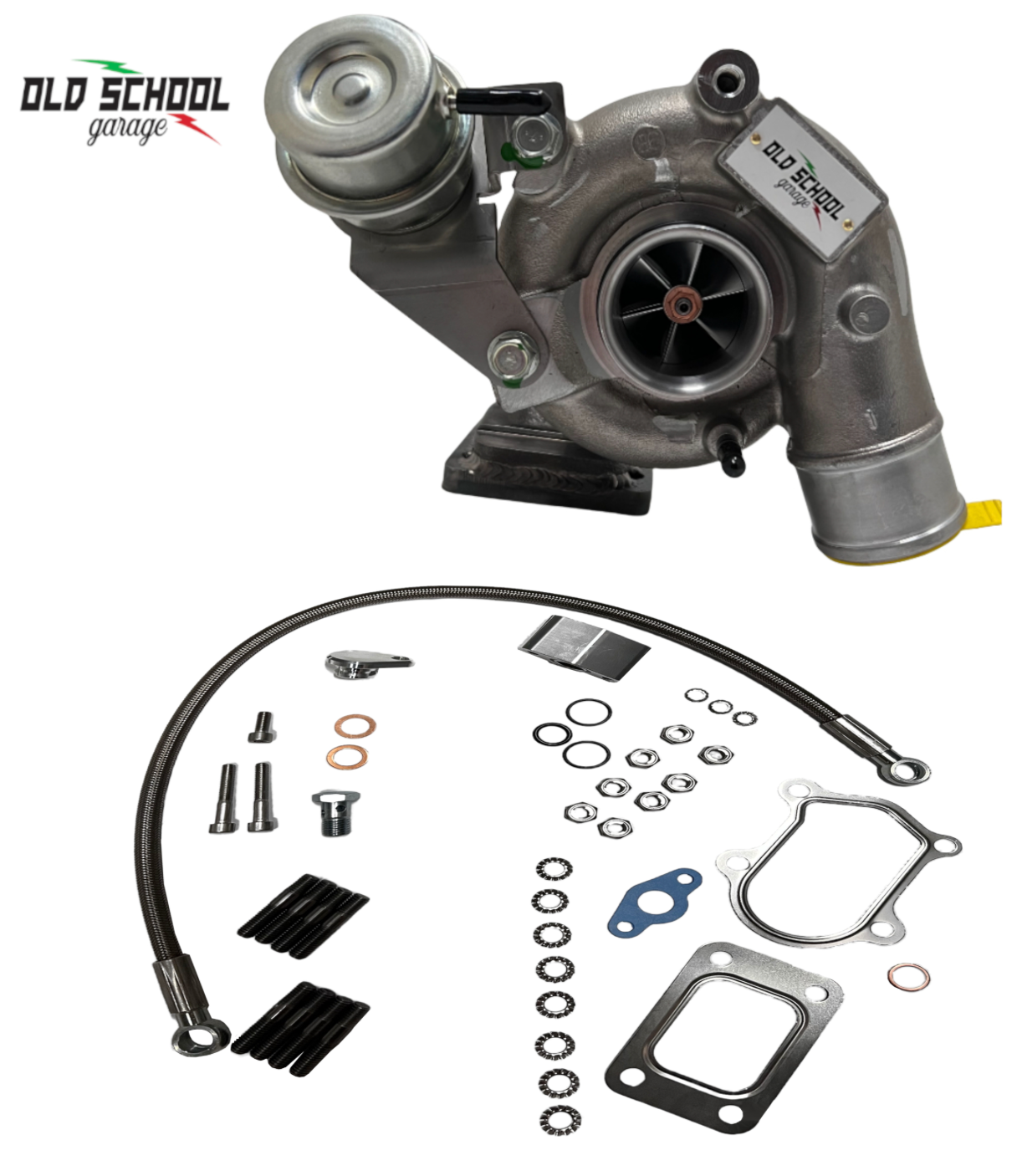 TURBINA TD04 - 230 CV + KIT DI MONTAGGIO - 500 ABARTH - OLD SCHOOL GARAGE - EXTR3ME ITALIA