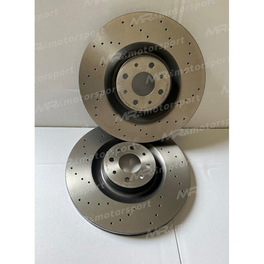 Coppia di dischi 330 mm per Impianto Brembo 500/595 abarth FORATI o BAFFATI
