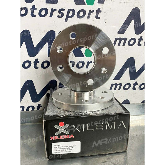 Coppia distanziali POSTERIORI Abarth Grande Punto/ Evo spessore 16 mm con bulloneria