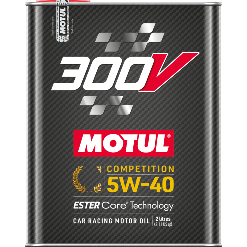 Olio motore MOTUL 300V COMPETITION - 2 litri - 5W-40