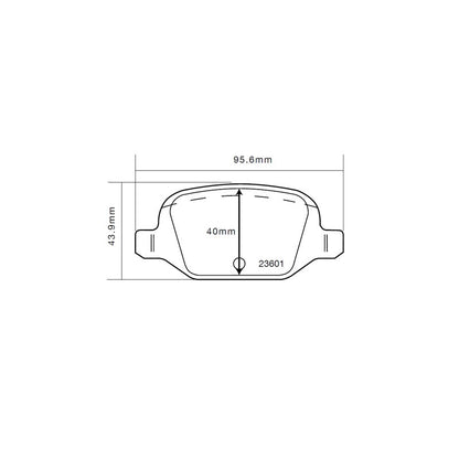 Pastiglie Brembo hp 2000 posteriori 500 abarth