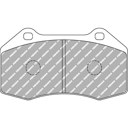Pastiglie Ferodo DS 3000 anteriori 500 abarth pinza 305 mm 4 pompanti