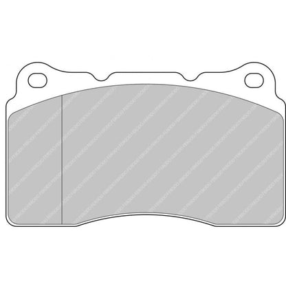 Pastiglie Ferodo DS 3000 anteriori 500 abarth pinza 330 mm 4 pompanti