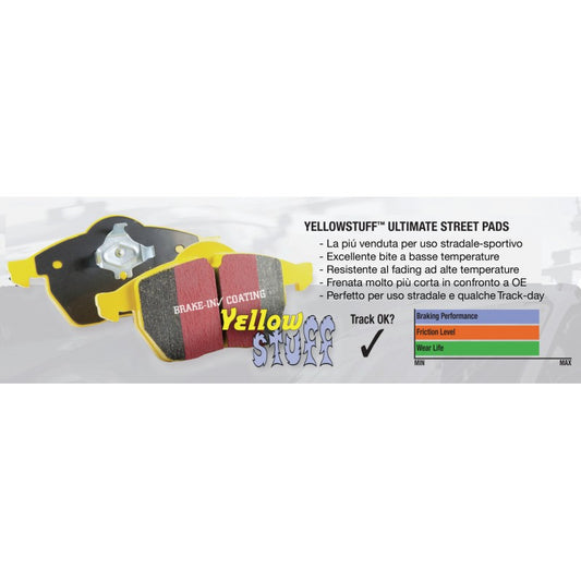 Set Pastiglie Freno Anteriori – Ebc Yellow Stuff – DISCO 305 mm brembo 4 pompanti