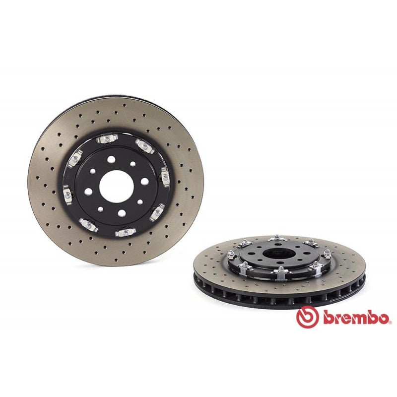 Coppia dischi freno anteriori Brembo -  FLOTTANTI 305 mm Compositi - Fiat 500 Abarth