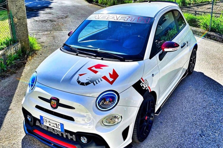 Fanali pre-restyling & restyling nero opaco strip full led - 500 Abarth - EXTR3ME ITALIA